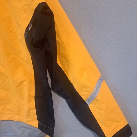 Showers Pass Elite 2.1 Men’s Medium Yellow Cycling Rain Jacket Bike Cycle - Picture 8 of 14